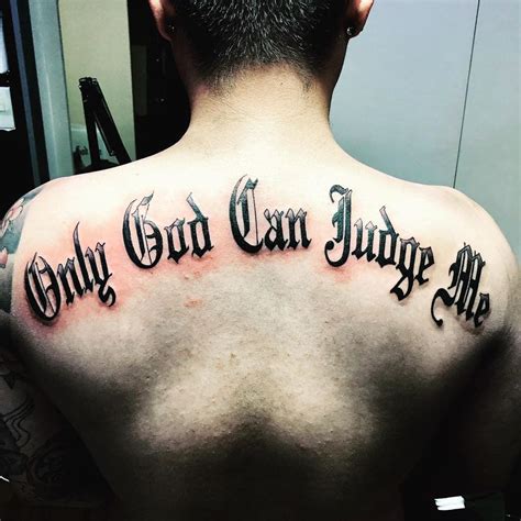 only god can judge me tattoo|61 Only God Can Judge Me Tattoo Designs for Men